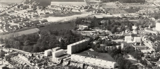 2ème Vue Aérienne du site "Bonte" en 1976
